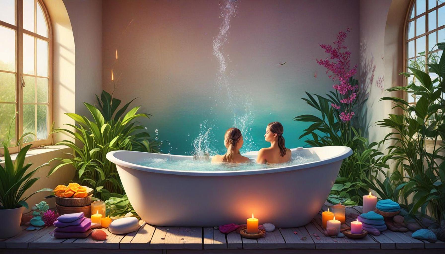 Mindful Relaxation: Incorporating Natural Elements in Bath Meditation for Inner Connection